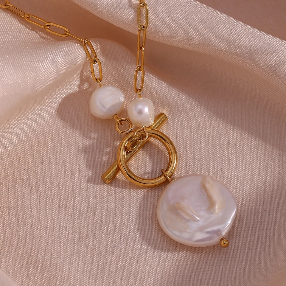 Pearly Cascade Necklace