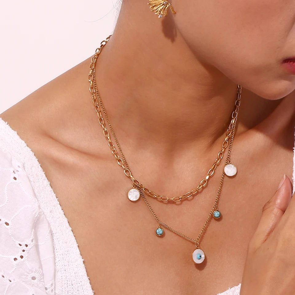 Azure Gaze Necklace