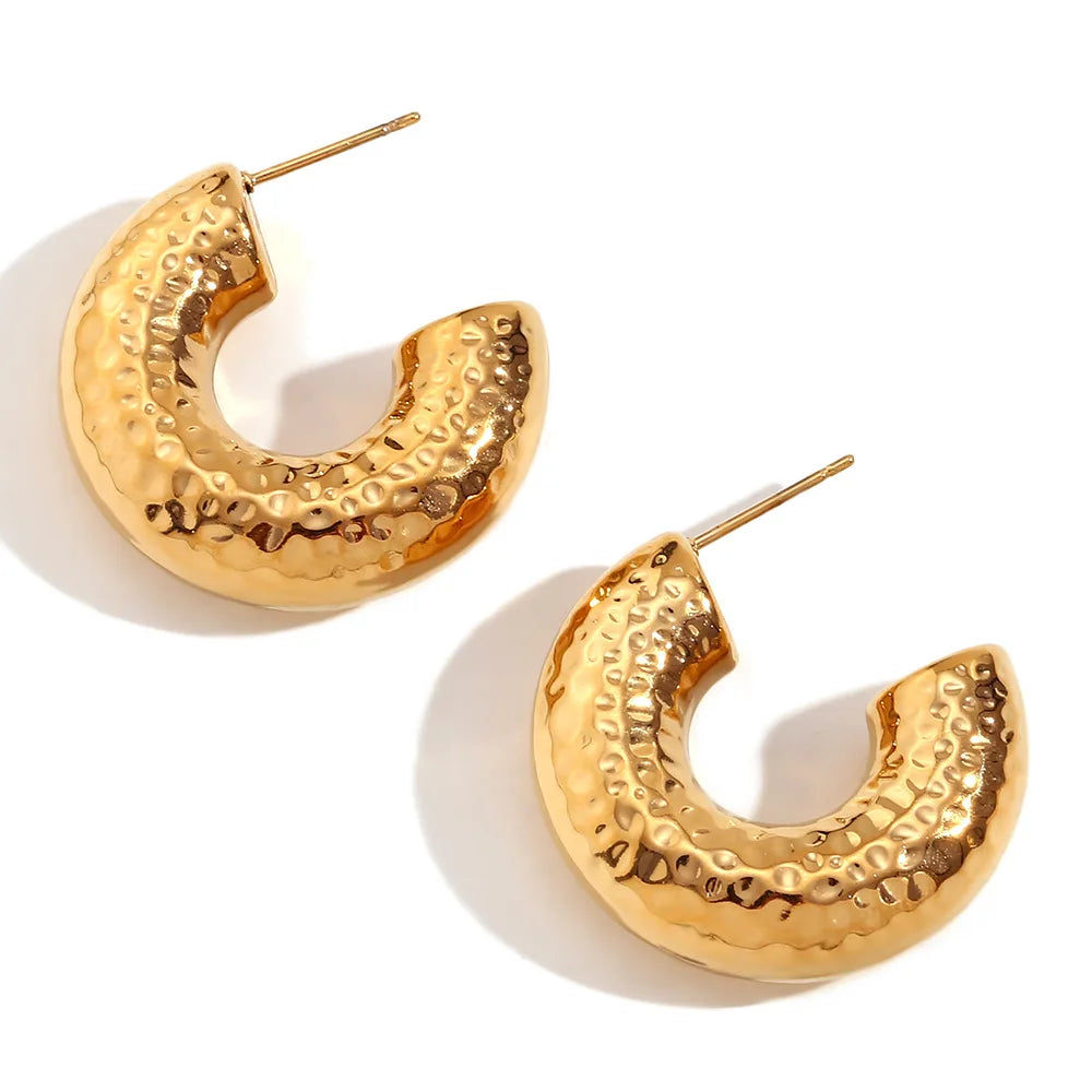 Industrial Glam Hoops