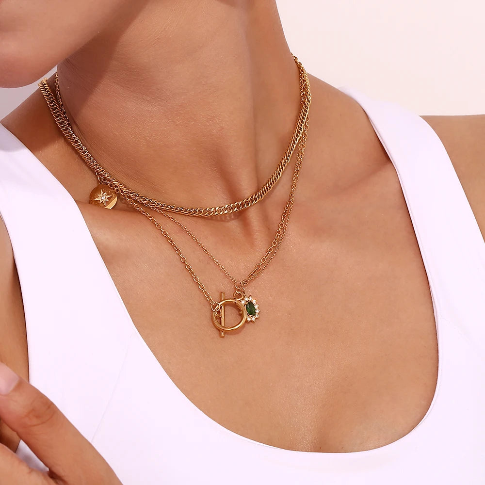 Emerald Echo Necklace