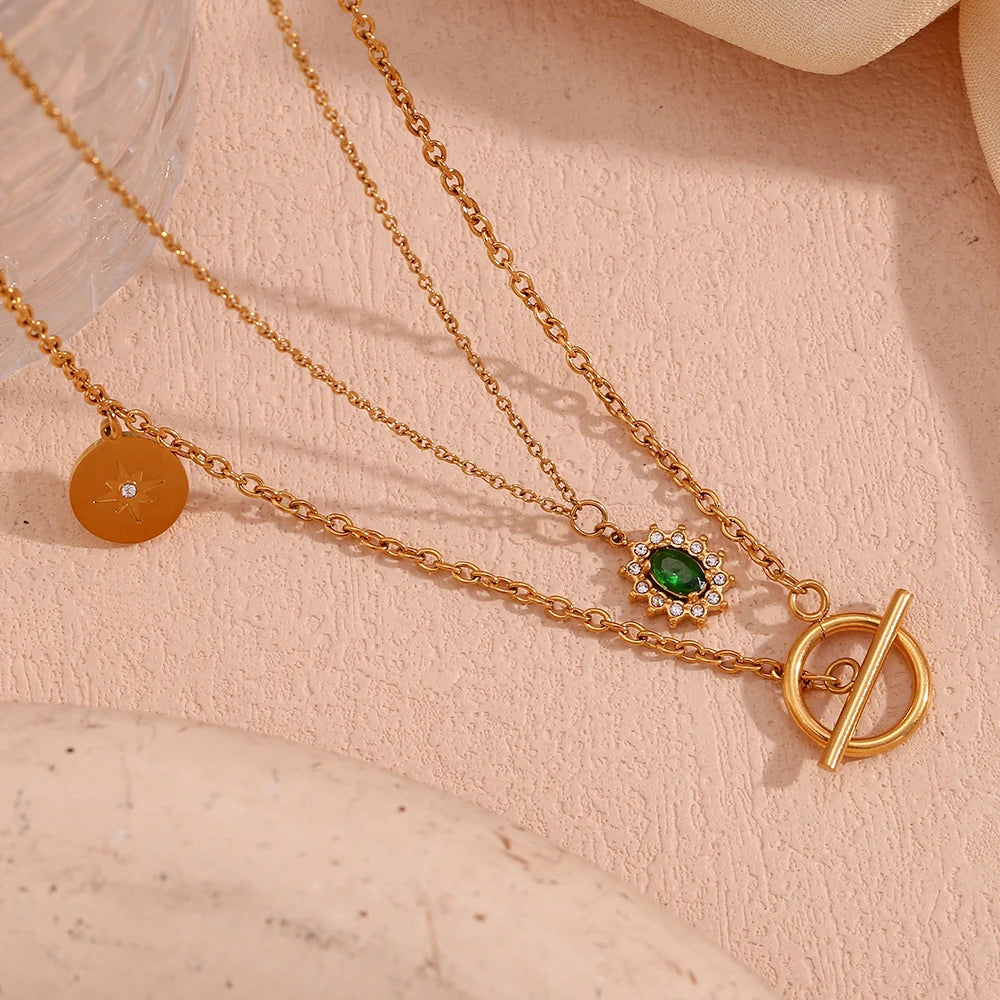 Emerald Echo Necklace