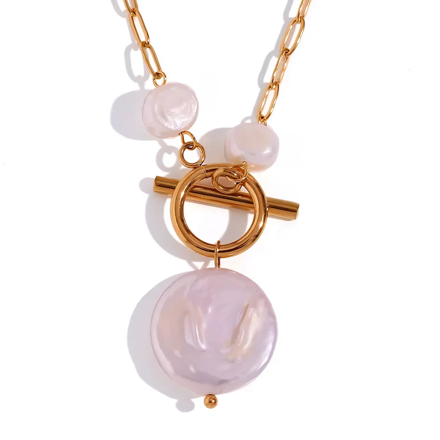 Pearly Cascade Necklace
