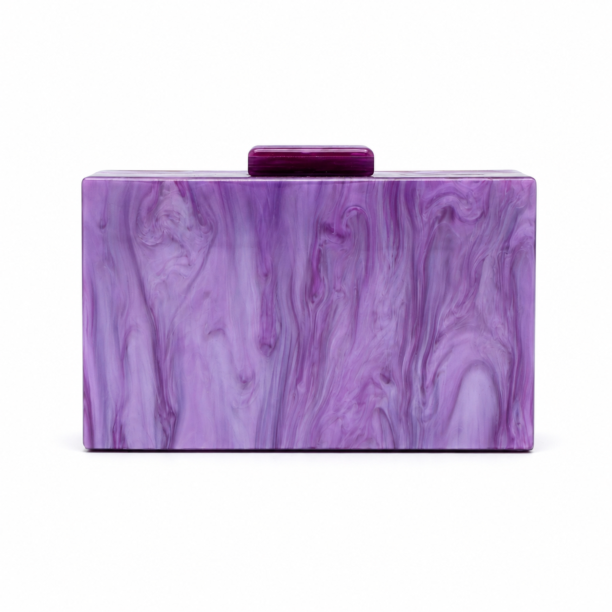 L’APOGÉE Boom Box Babe multicolor geometric acrylic clutch designed for parties, vacations, fashion events, and bold statement occasion styling.