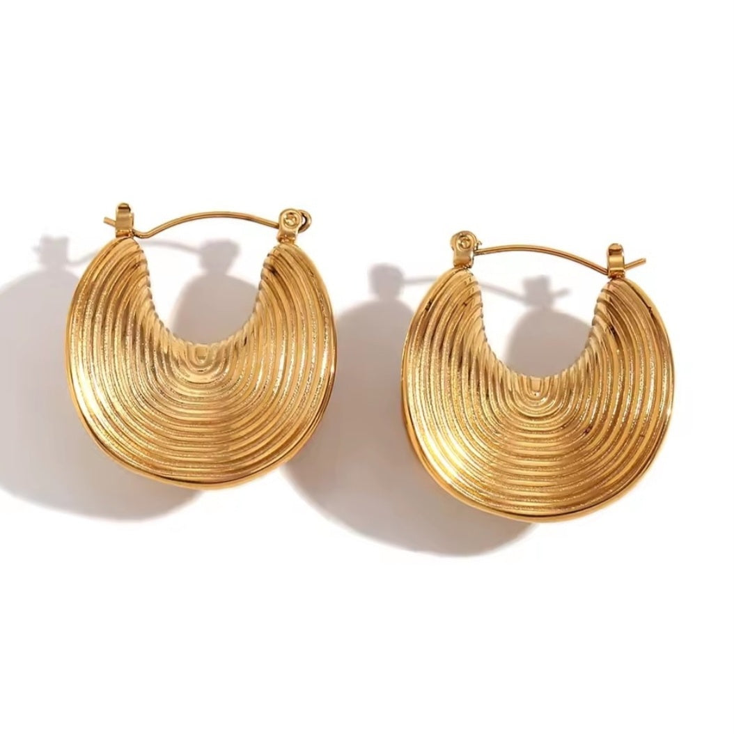 Curved Mirage Earrings