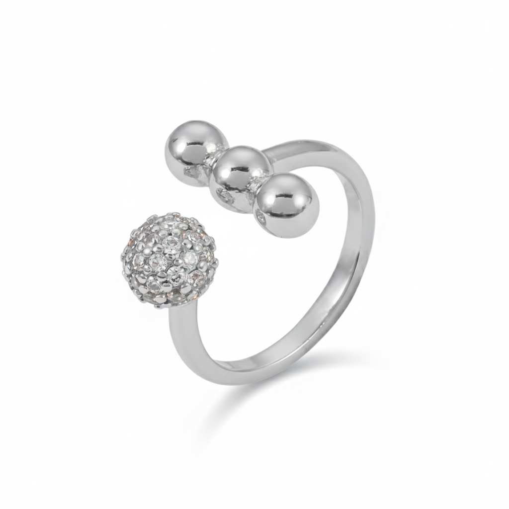 Glimmering Comet Ring