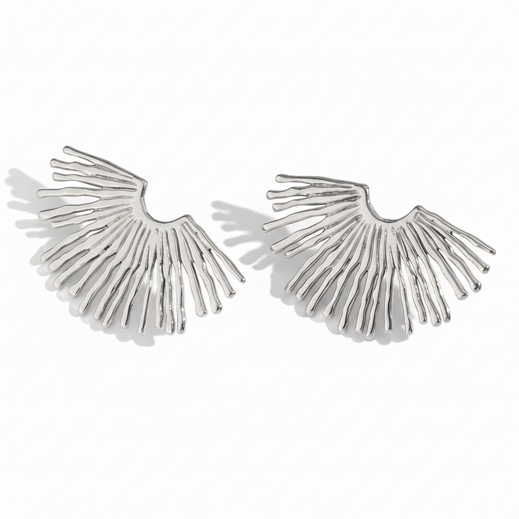 Sunburst Wing Earring
