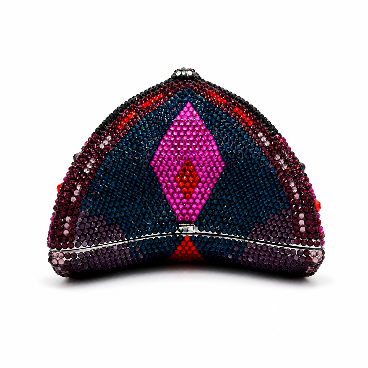 L’APOGÉE Velvet Wings butterfly-shaped rhinestone evening bag designed for parties, weddings, fashion events, and bold statement occasion styling.