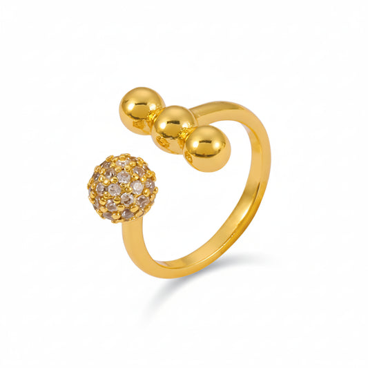 Glimmering Comet Ring