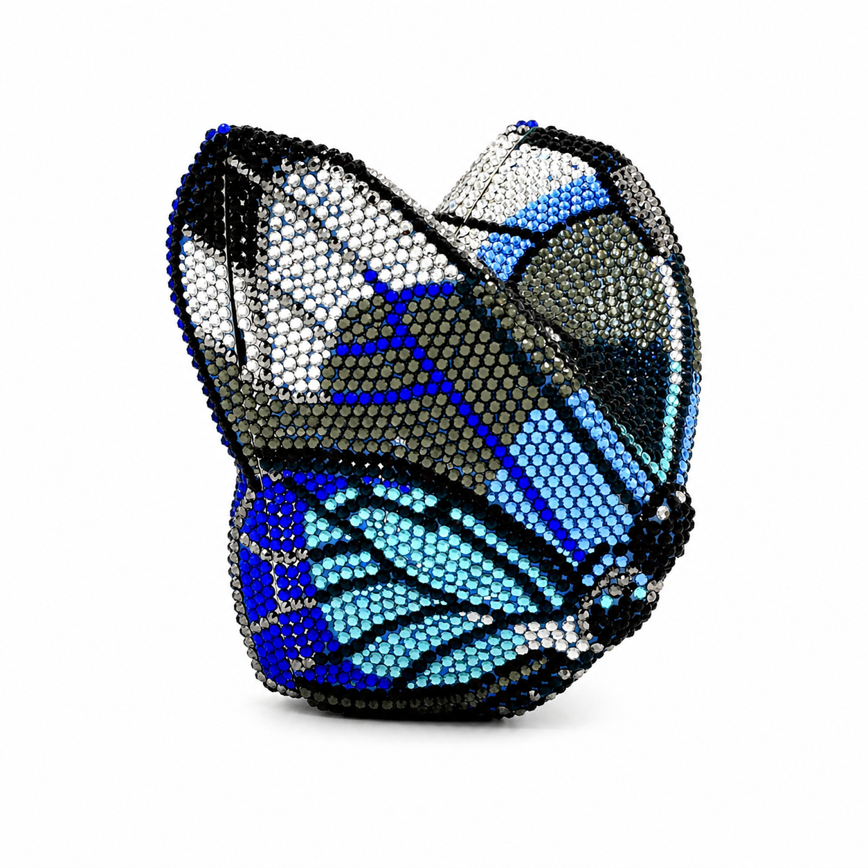 L’APOGÉE Aurora Wings butterfly-shaped rhinestone evening bag designed for parties, weddings, fashion events, and bold statement occasion styling.