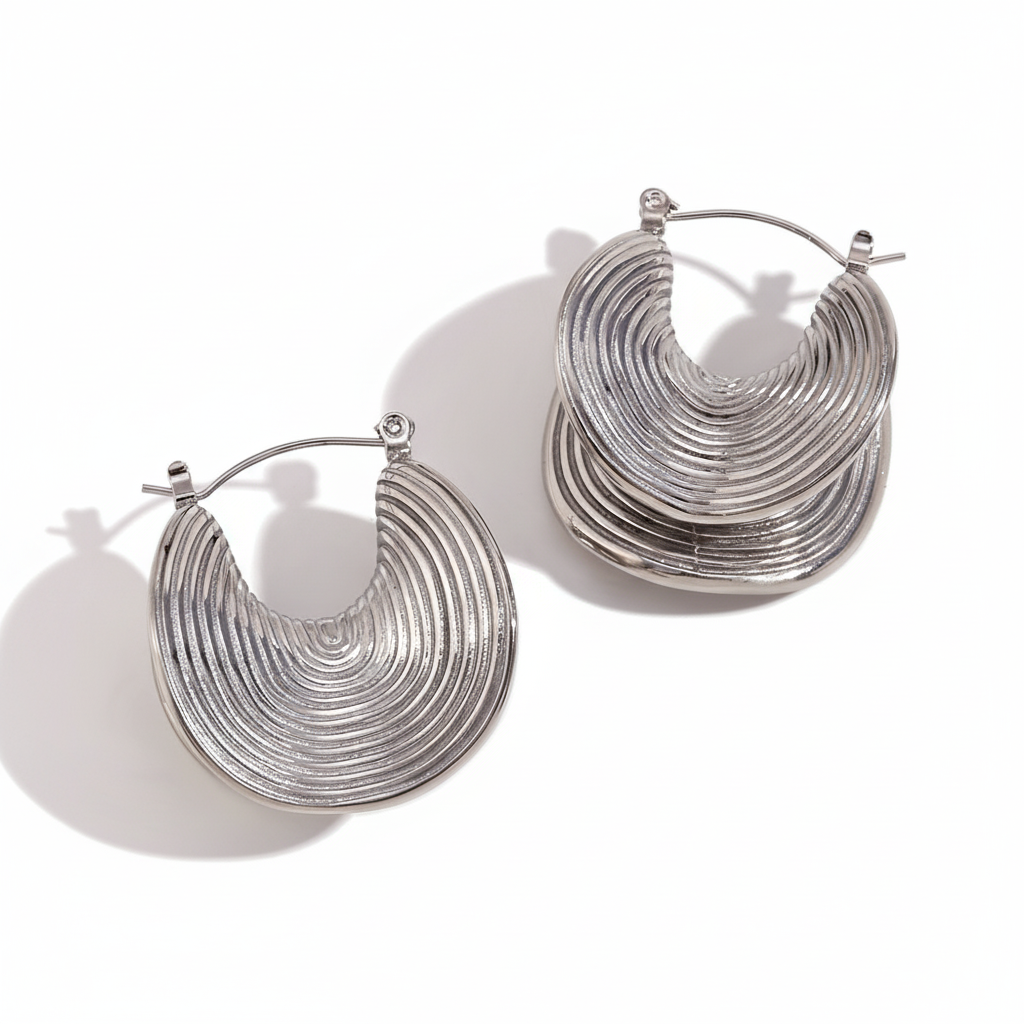 Curved Mirage Earrings